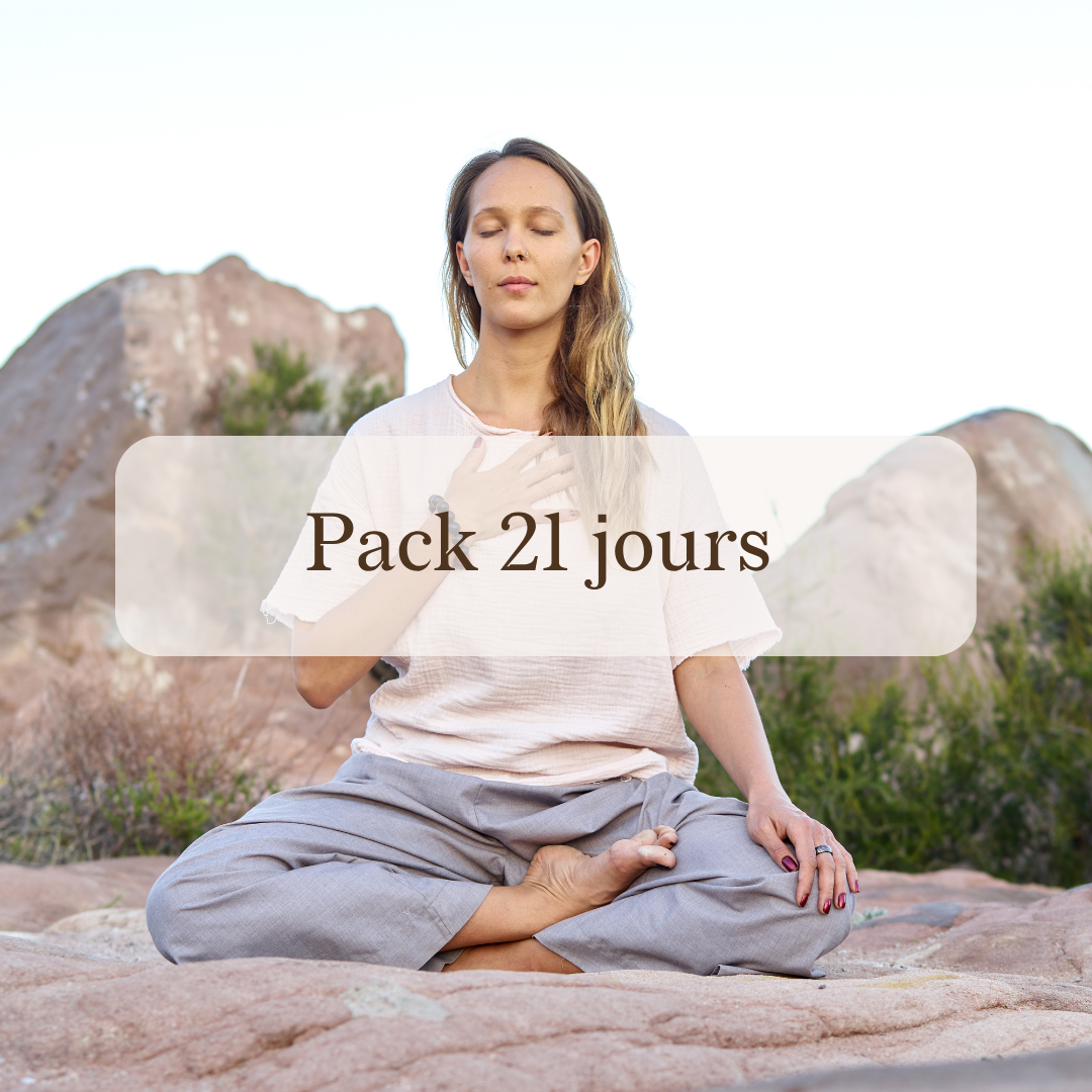 méditation guidée calme paix intérieure femme épuisée stressée